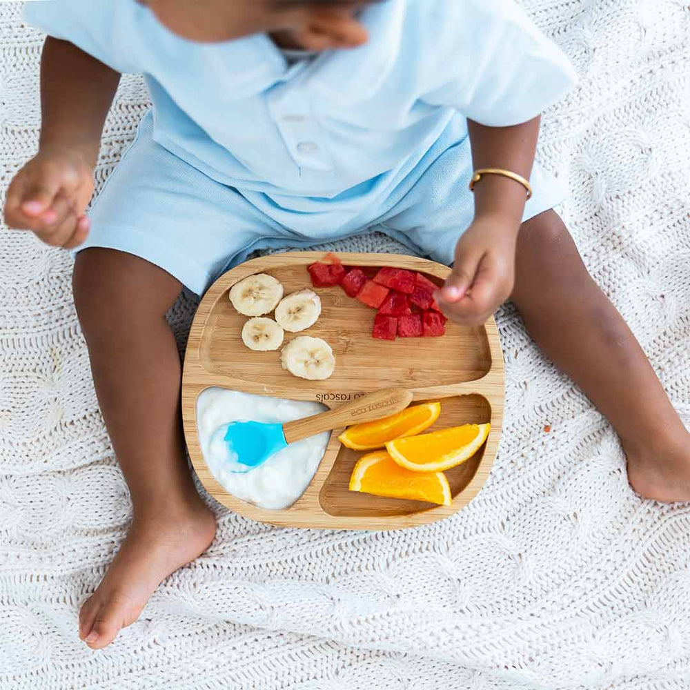 Eco Rascals Toddler Plate - Toddler - Blue-Plates- | Natural Baby Shower