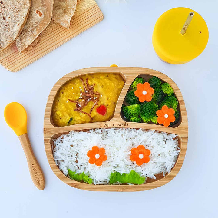 Eco Rascals Toddler Plate - Toddler - Yellow-Plates- | Natural Baby Shower
