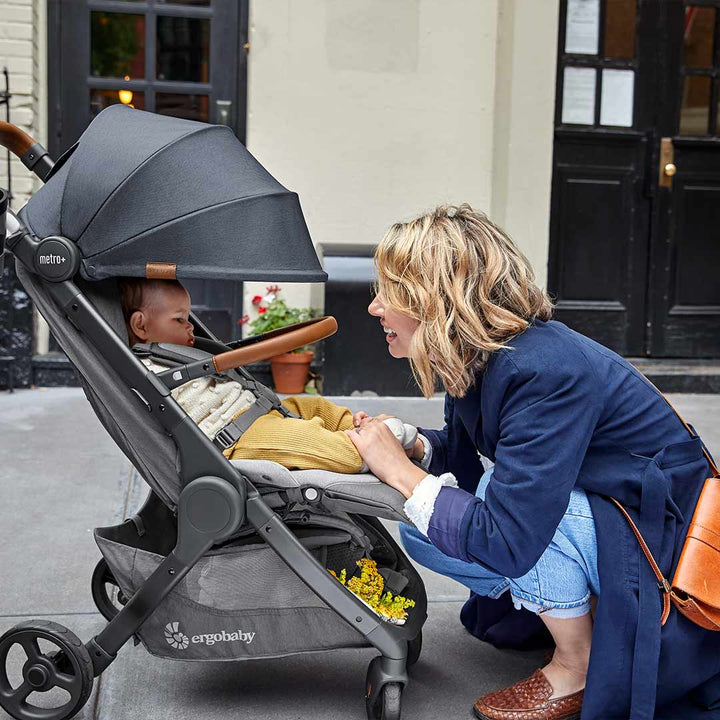 Ergobaby Metro+ Deluxe Compact Stroller - Empire State Green-Strollers-Empire State Green- | Natural Baby Shower