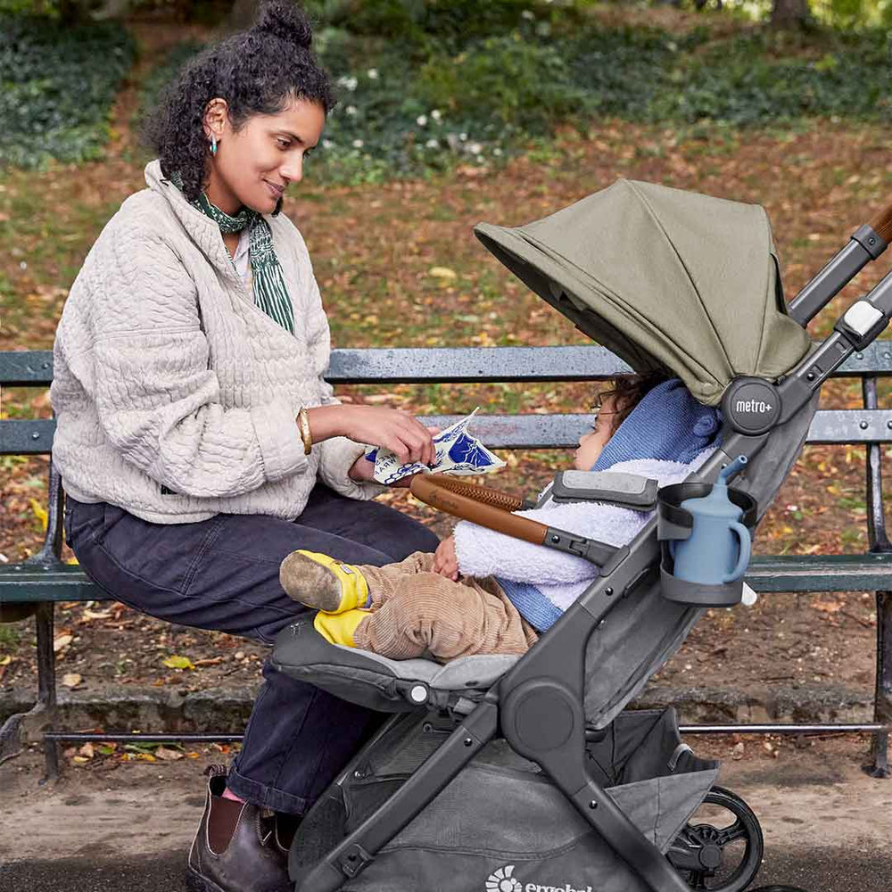 Ergobaby Metro+ Deluxe Compact Stroller - Empire State Green-Strollers-Empire State Green- | Natural Baby Shower