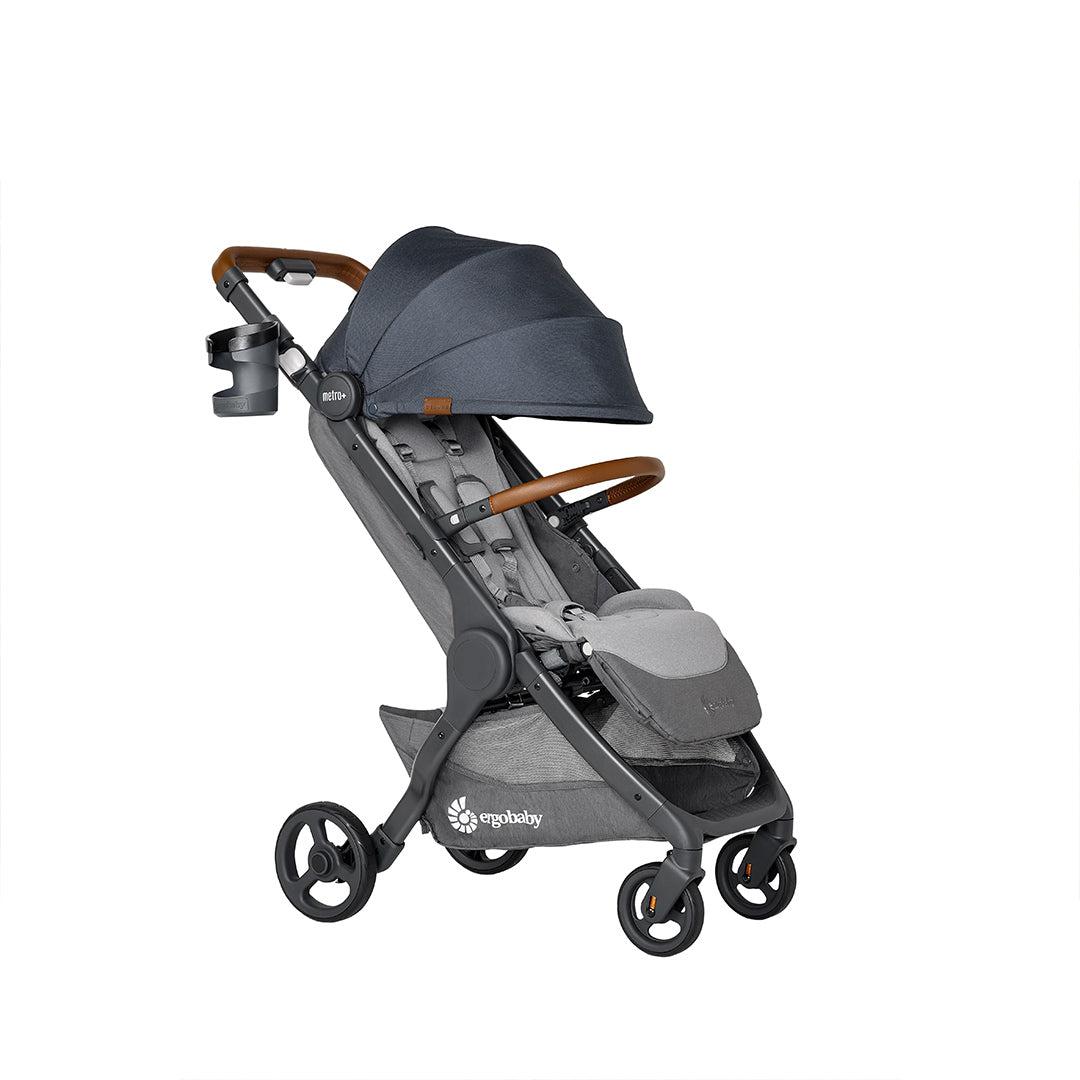 Ergobaby Metro+ Deluxe Compact Stroller - London Grey-Strollers-London Grey- | Natural Baby Shower