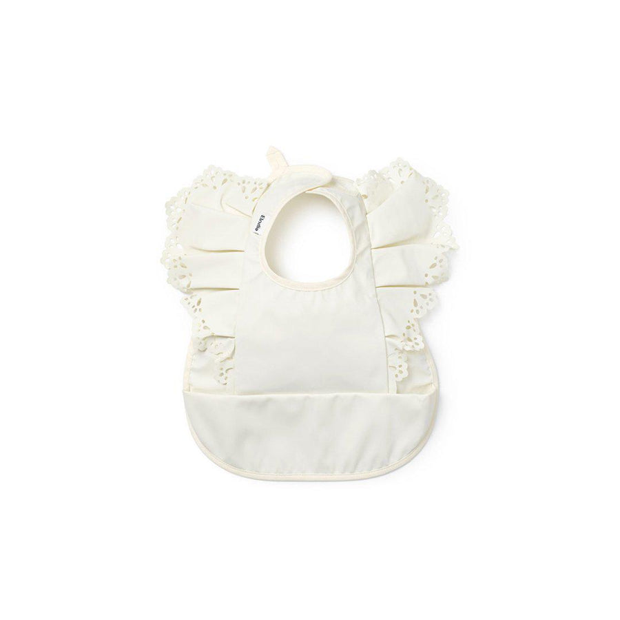 Elodie Details Baby Bib - Vanilla White-Bibs-Vanilla White- | Natural Baby Shower