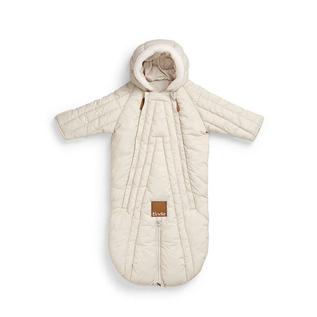 Elodie Details Baby Overall Pramsuit - Creamy White-Pramsuits-Creamy White-0-6m | Natural Baby Shower
