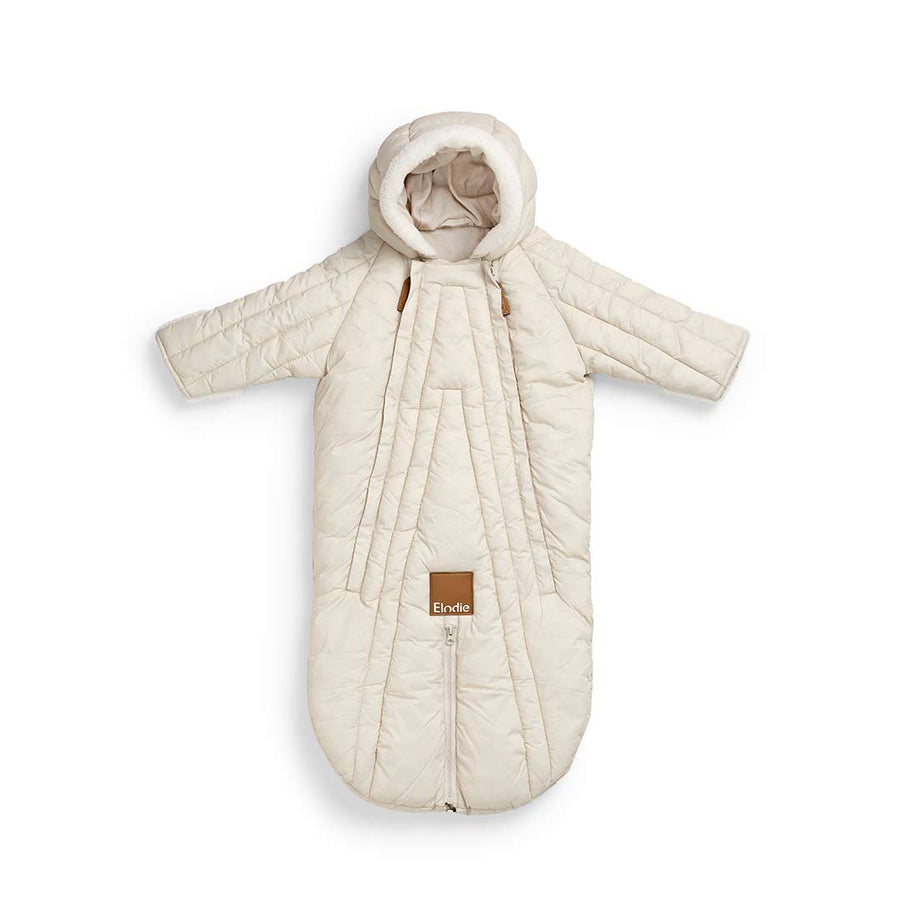 Elodie Details Baby Overall Pramsuit - Creamy White-Pramsuits-Creamy White-0-6m | Natural Baby Shower