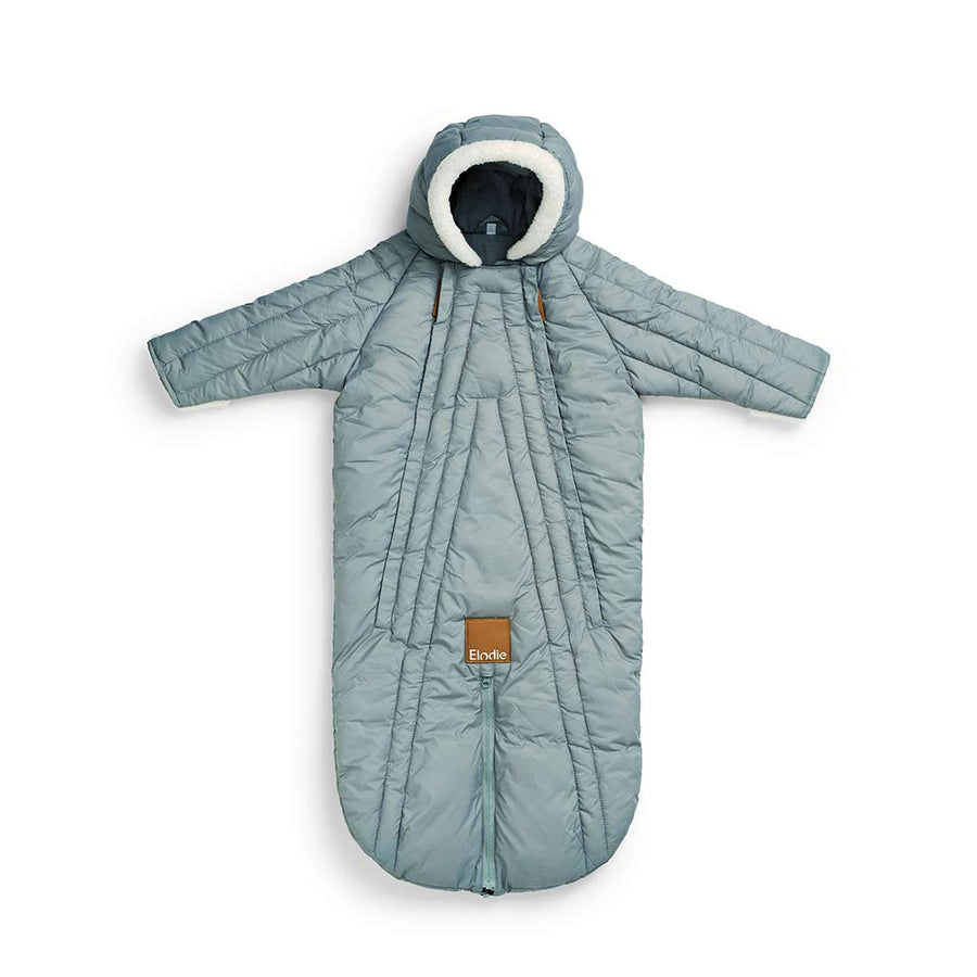 Elodie Details Baby Overall Pramsuit - Pebble Green-Pramsuits-Pebble Green-0-6m | Natural Baby Shower