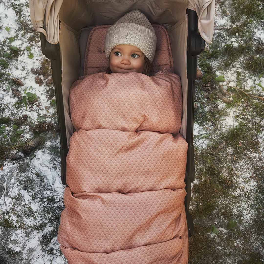 Elodie Details Convertible Footmuff Pink Nouveau Pushchair