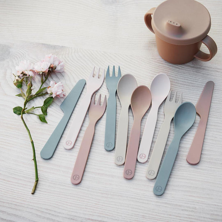 Elodie Details Children's Cutlery - Soft Terracotta-Cutlery-Soft Terracotta- | Natural Baby Shower