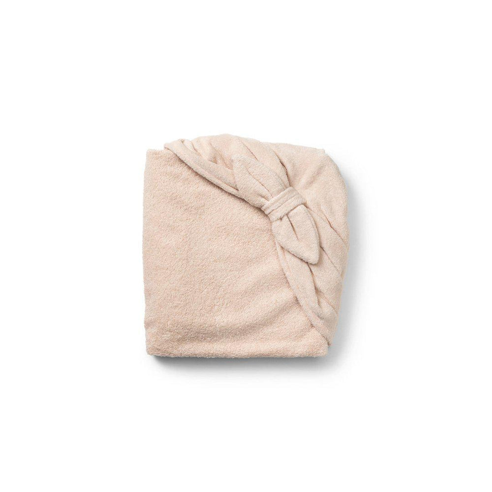 Elodie Details Hooded Towel - Powder Pink Bow-Bath Towels- | Natural Baby Shower