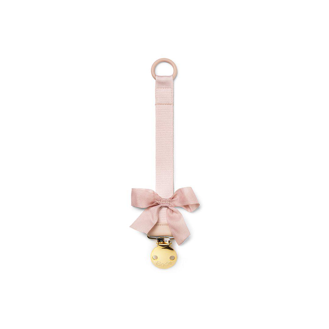 Elodie Details Pacifier Clip Powder Pink Natural Baby Shower