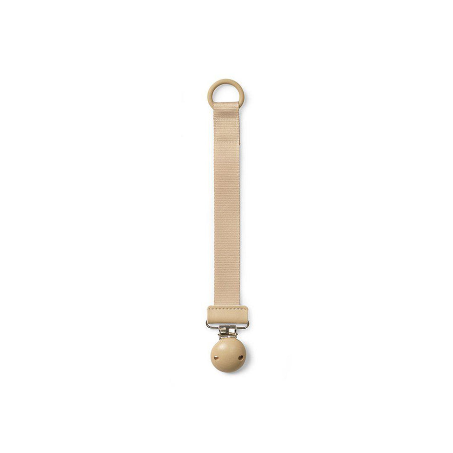 Elodie Details Pacifier Clip Wood - Pure Khaki-Pacifier Clips- | Natural Baby Shower