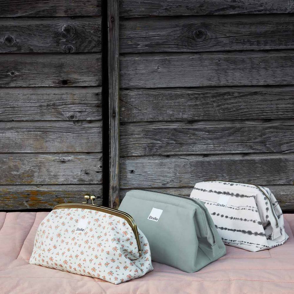 Elodie Details Zip+Go Nappy Bag - Pebble Green-Changing Bag Pouches- | Natural Baby Shower
