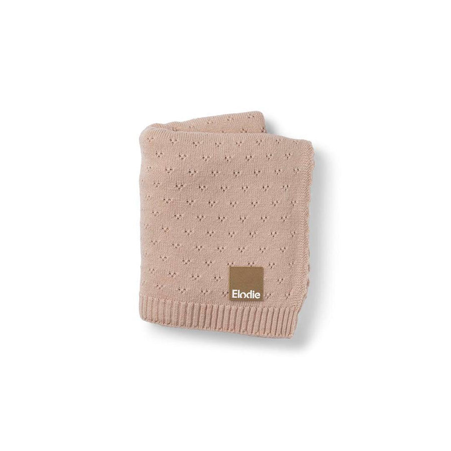 Elodie Details Pointelle Blanket - Blushing Pink-Blankets-Blushing Pink- | Natural Baby Shower