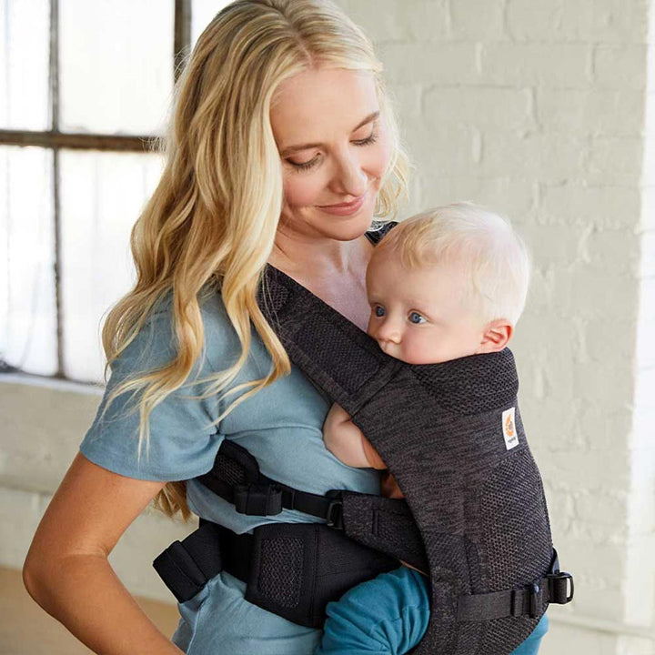 Ergobaby Aerloom Baby Carrier - Charcoal-Baby Carriers- | Natural Baby Shower