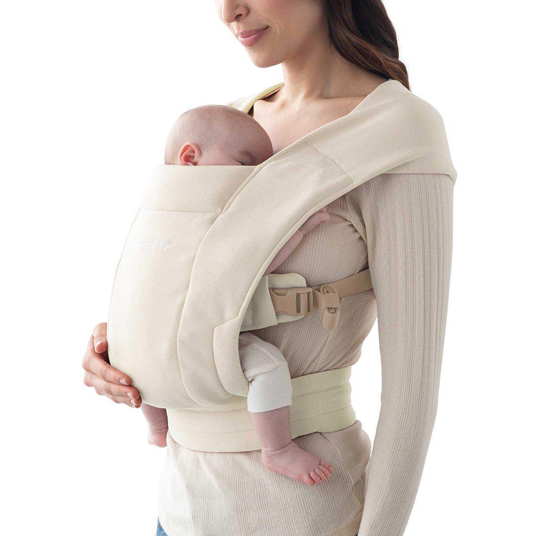 Ergobaby Embrace Newborn Carrier - Cream-Baby Carriers-Cream- | Natural Baby Shower