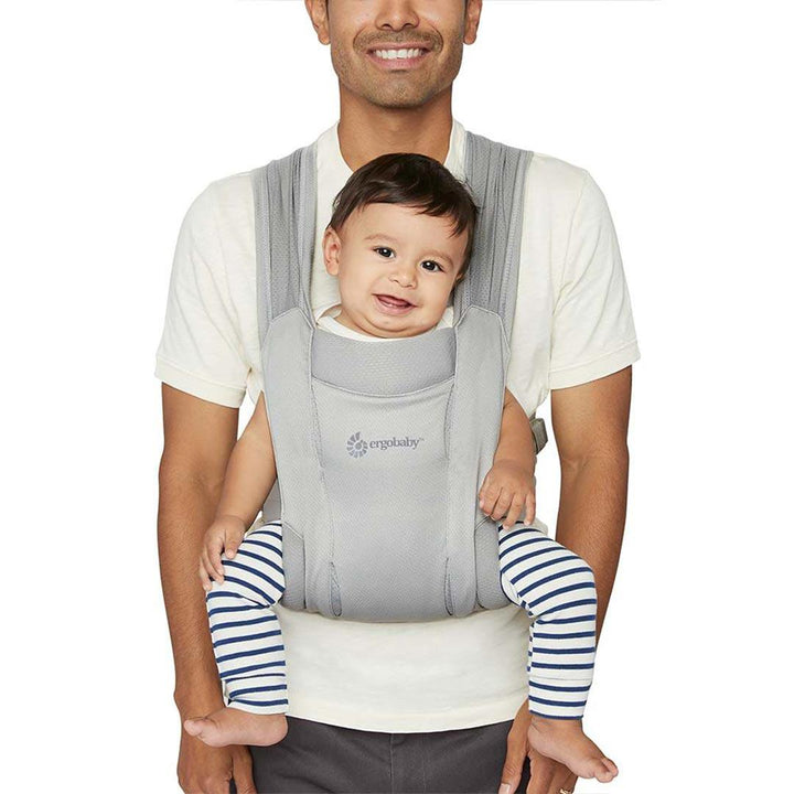 Ergobaby Embrace Newborn Carrier - Soft Grey-Baby Carriers- | Natural Baby Shower