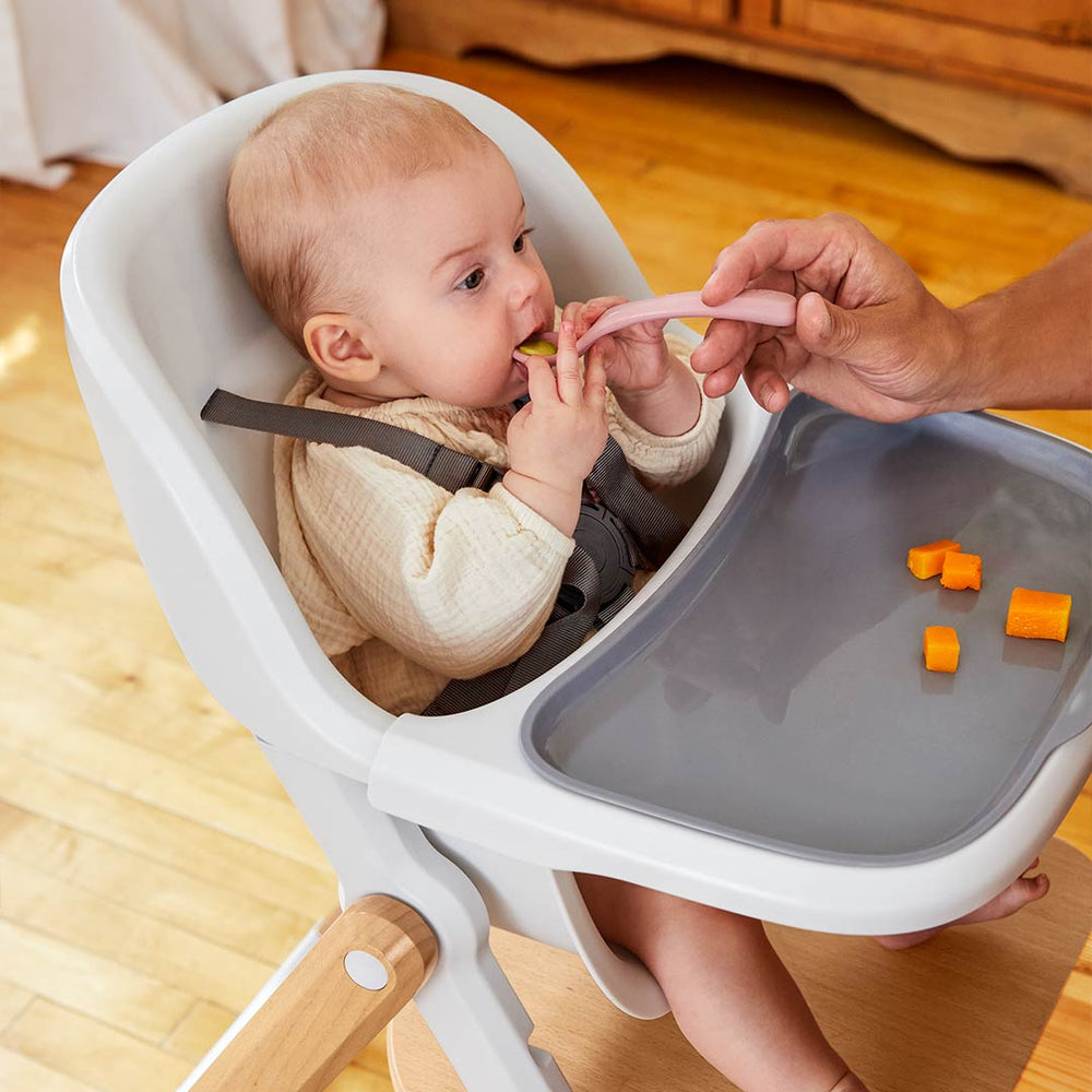 Ergobaby Evolve 2-in-1 Highchair - Natural / White - Natural Wood-Highchairs-Natural / White-Natural Wood | Natural Baby Shower