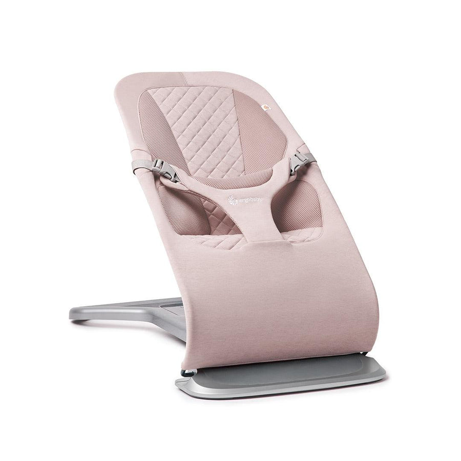Ergobaby Evolve Baby Bouncer - Blush Pink-Baby Bouncers-Without Toy Bar- | Natural Baby Shower