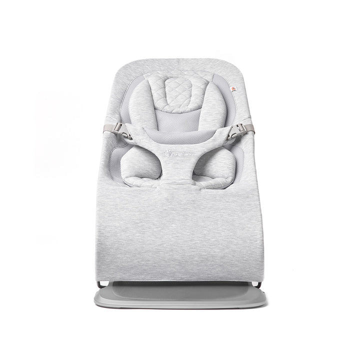 Ergobaby Evolve Baby Bouncer - Light Grey-Baby Bouncers-With Toy Bar- | Natural Baby Shower