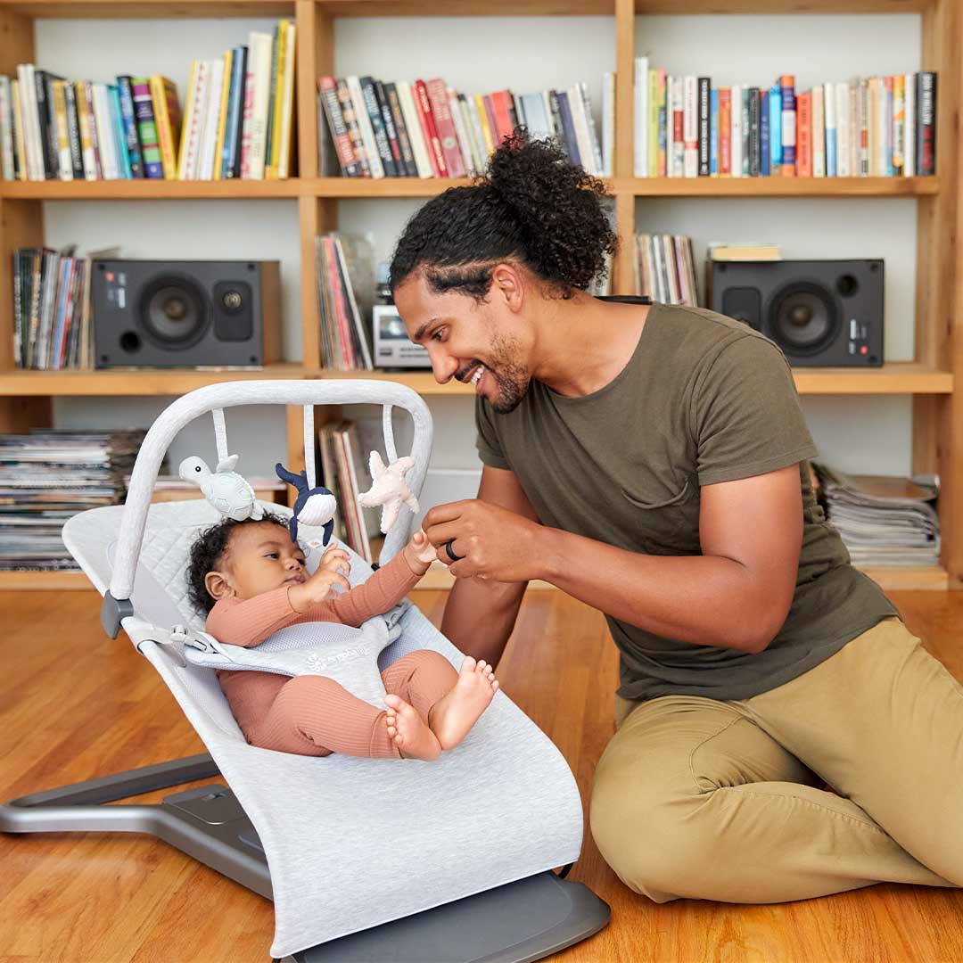 Ergobaby Evolve Baby Bouncer Toy Bar Ocean Wonders Natural Baby Shower