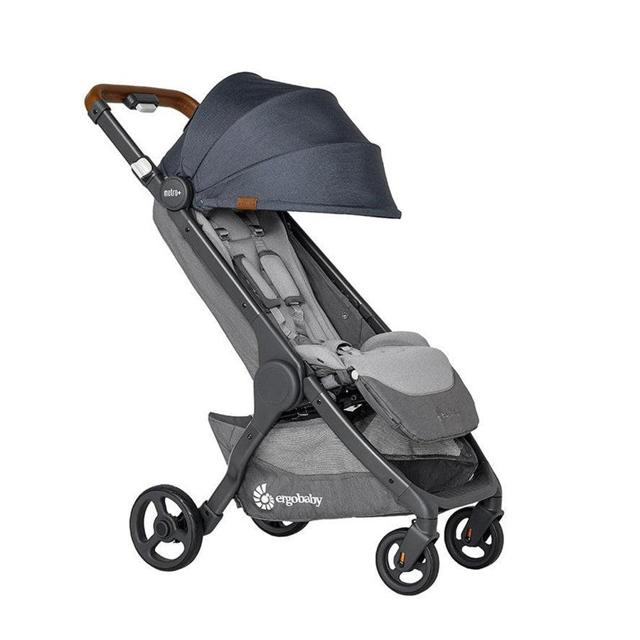 Ergobaby Metro+ Deluxe Compact Stroller - London Grey-Strollers-London Grey- | Natural Baby Shower