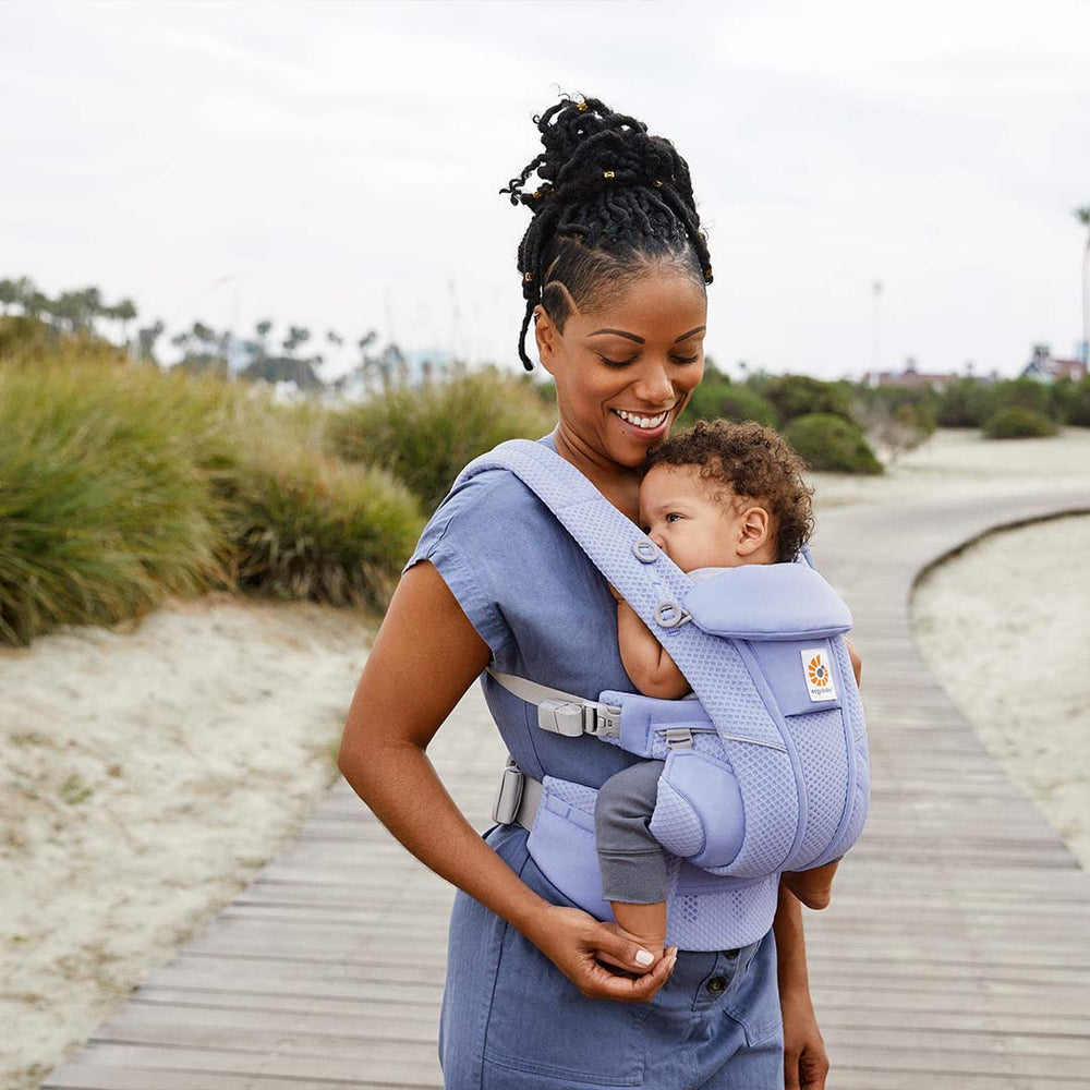 Ergobaby Omni Breeze Baby Carrier - Blue Lavender-Baby Carriers- | Natural Baby Shower