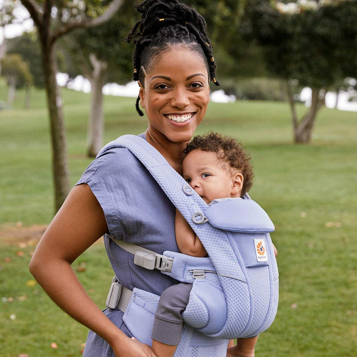 Ergobaby Omni Breeze Baby Carrier - Blue Lavender-Baby Carriers- | Natural Baby Shower
