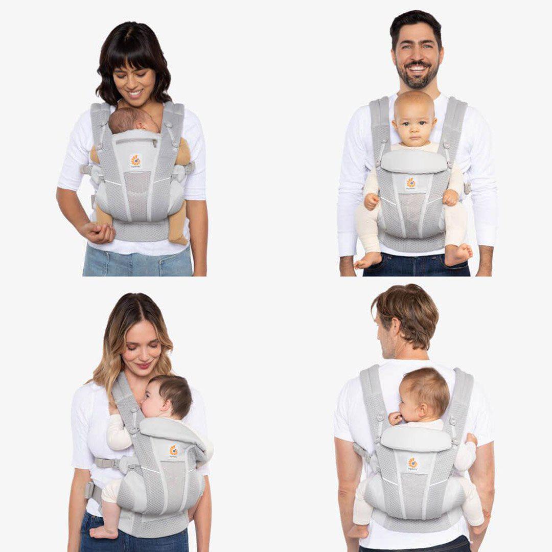 Ergobaby Omni Breeze Baby Carrier - Pearl Grey-Baby Carriers- | Natural Baby Shower