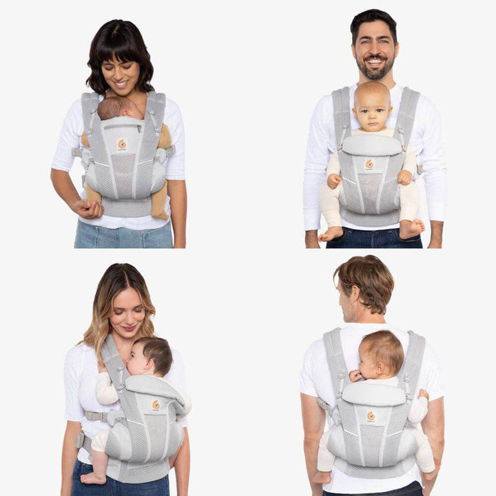 Ergobaby Omni Breeze Baby Carrier - Onyx Black-Baby Carriers- | Natural Baby Shower