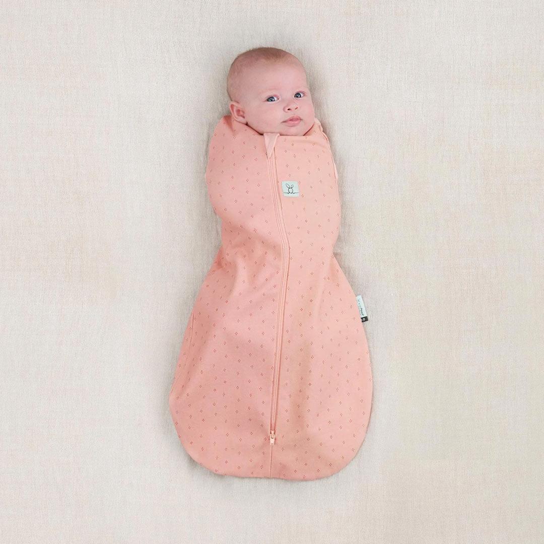 ergoPouch Organic Summer Cocoon Swaddle Sleeping Bag - Berries - 0.2 TOG-Sleepsack Swaddles-Berries-0-3m | Natural Baby Shower
