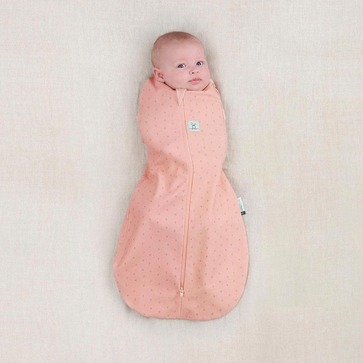ergoPouch Organic Summer Cocoon Swaddle Sleeping Bag - Berries - 0.2 TOG-Sleepsack Swaddles-Berries-0-3m | Natural Baby Shower