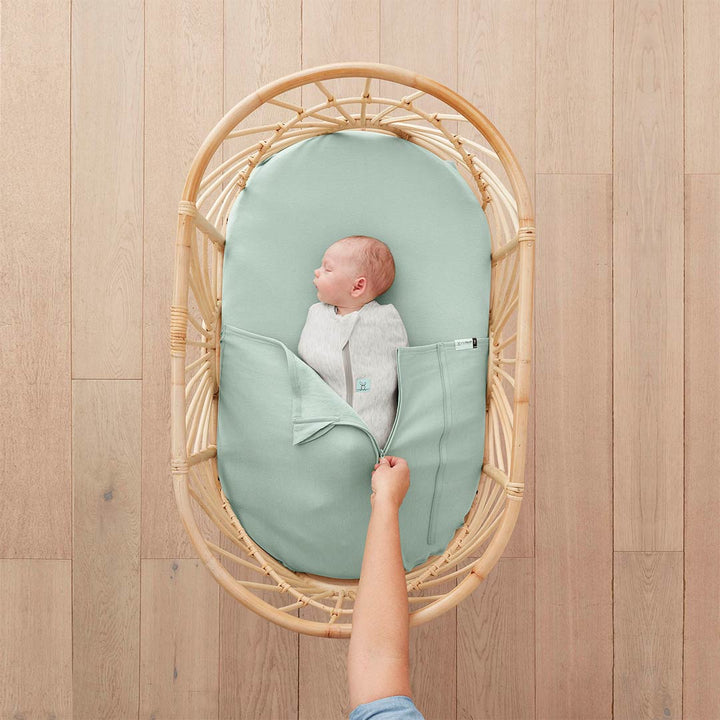 ergoPouch Crib Tuck Sheet - Sage-Sheets-Sage- | Natural Baby Shower