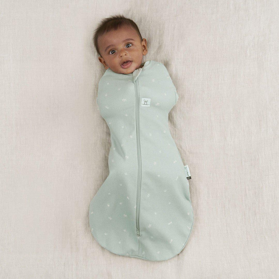 ergoPouch Organic All Year Cocoon Swaddle Sleeping Bag - Sage - 1.0 TOG-Sleepsack Swaddles-Sage-NB | Natural Baby Shower