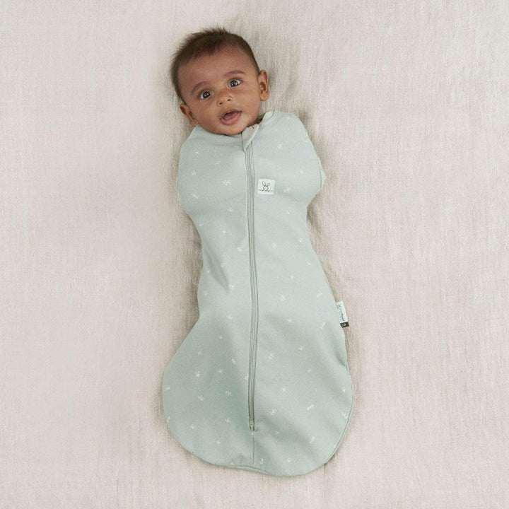 ergoPouch Organic All Year Cocoon Swaddle Sleeping Bag - Sage - 1.0 TOG-Sleepsack Swaddles-Sage-NB | Natural Baby Shower