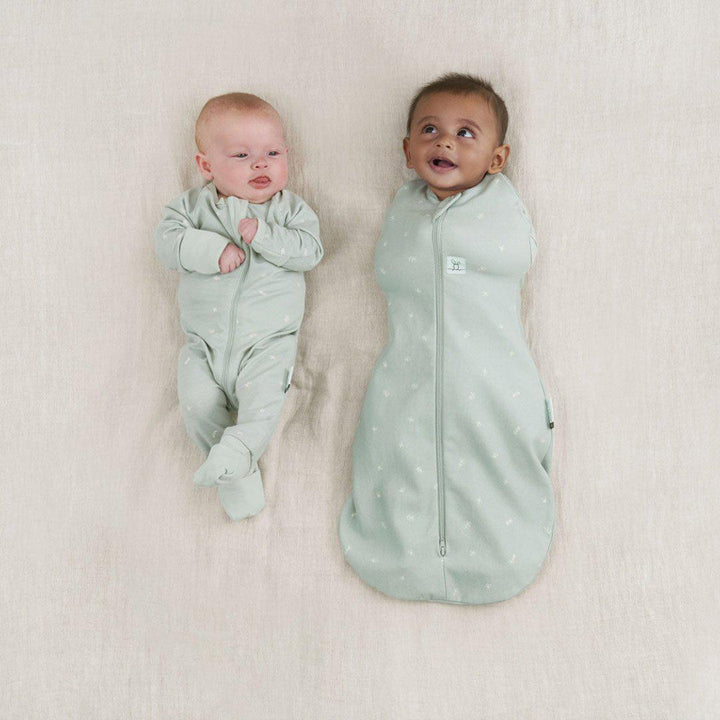 ergoPouch Organic All Year Cocoon Swaddle Sleeping Bag - Sage - 1.0 TOG-Sleepsack Swaddles-Sage-NB | Natural Baby Shower