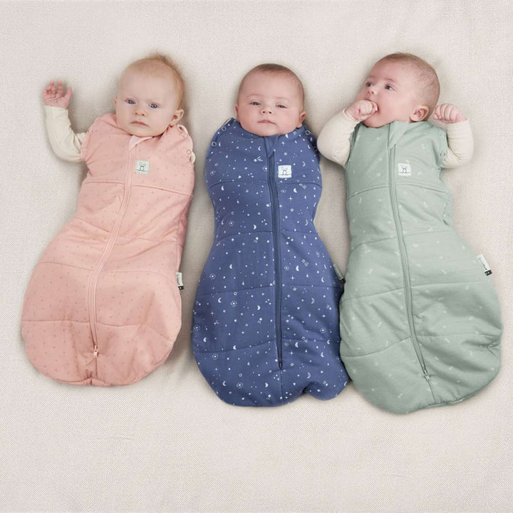 ergoPouch Organic Winter Cocoon Swaddle Sleeping Bag - Berries - 2.5 TOG-Sleepsack Swaddles-Berries-0-3m | Natural Baby Shower