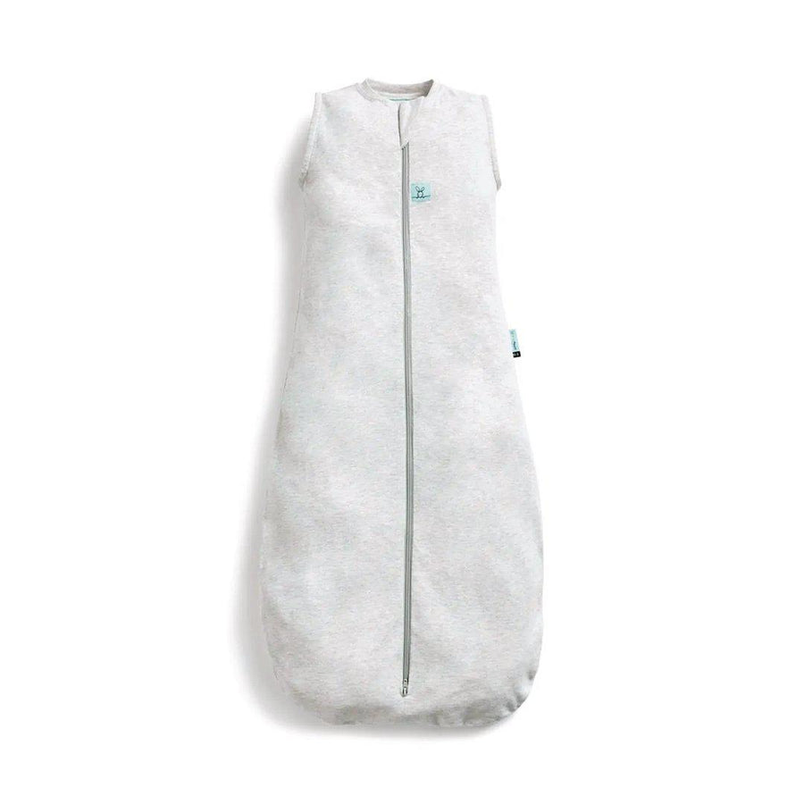 ergoPouch Jersey Sleeping Bag - Grey Marle - TOG 0.2-Sleeping Bags-Grey Marle-3-12m | Natural Baby Shower