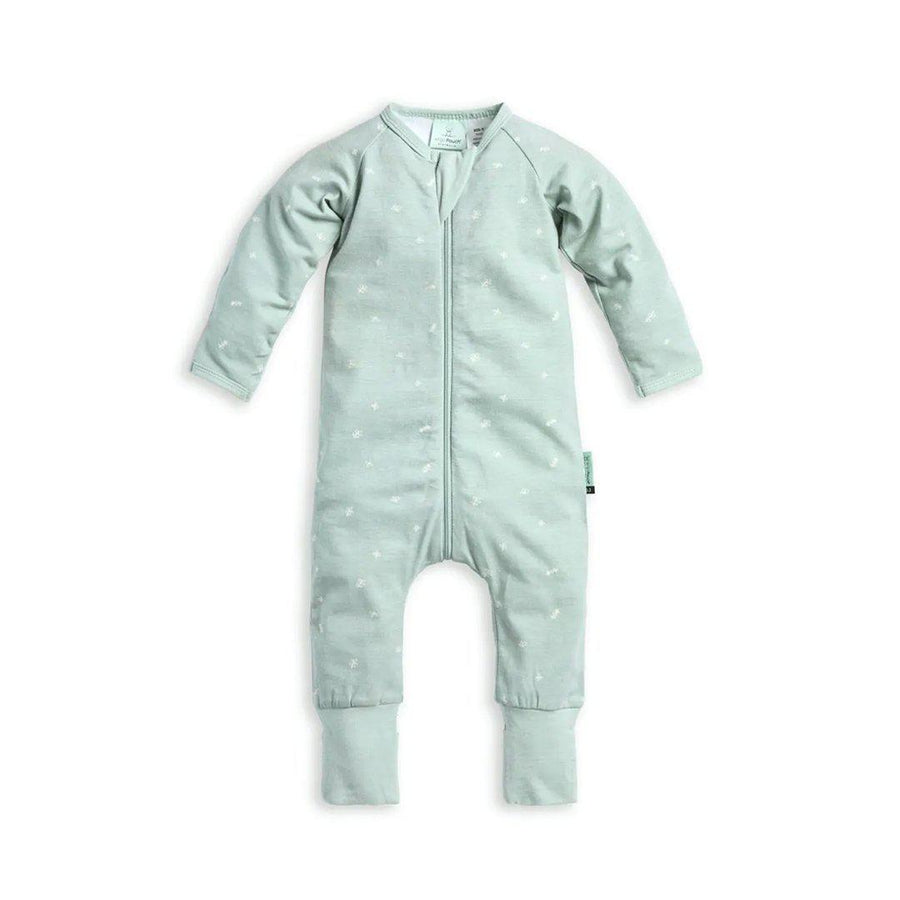 ergoPouch Long Sleeve Layer - Sage - TOG 0.2-Sleepsuits-Sage-0-3m | Natural Baby Shower