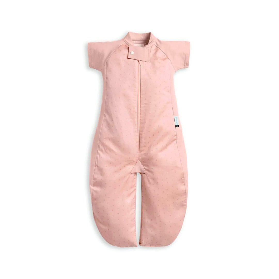 ergoPouch Organic All Year Short Sleeved 2 in 1 Sleeping Suit Bag - Berries - 1.0 TOG-Sleeping Bags-Berries-8-24m | Natural Baby Shower