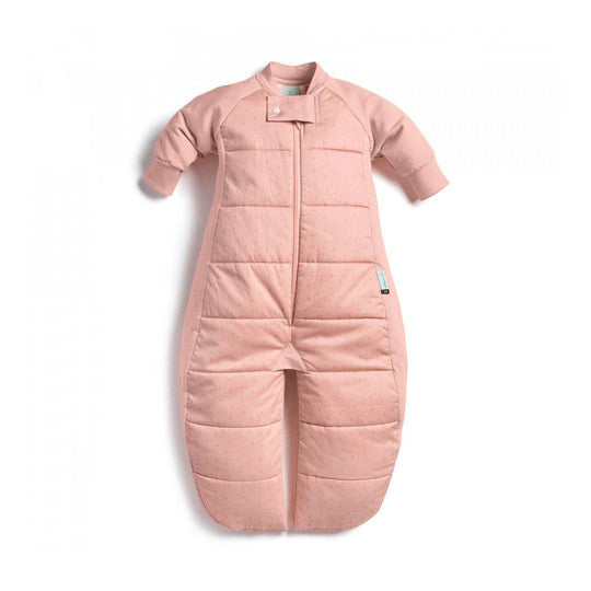 ergoPouch Organic Winter Long Sleeved 2 in 1 Sleeping Suit Bag - Berries - 2.5 TOG-Sleeping Bags-Berries-8-24m | Natural Baby Shower