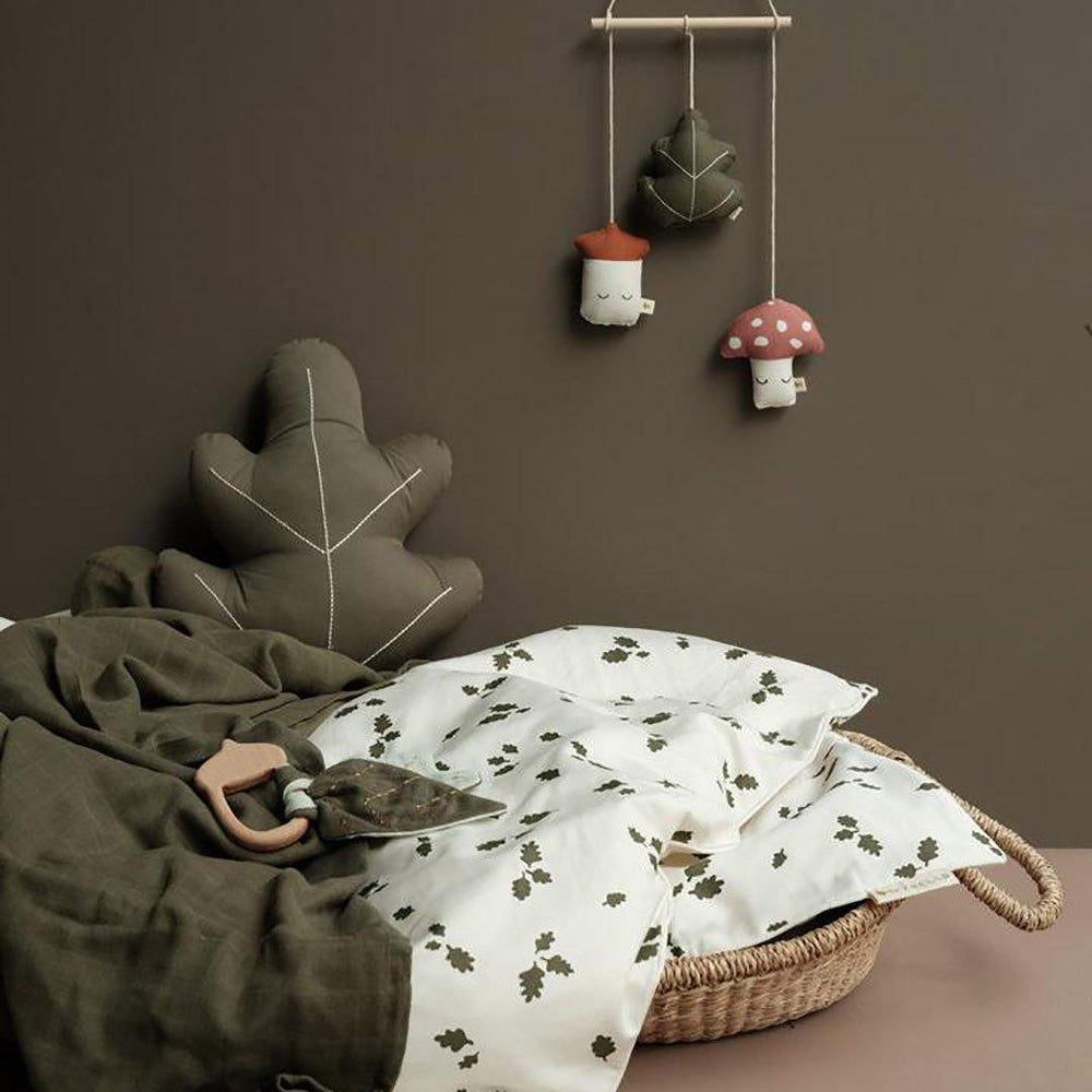 Outlet - Fabelab Bedding - Leaves-Bedding Sets-Leaves-Baby | Natural Baby Shower