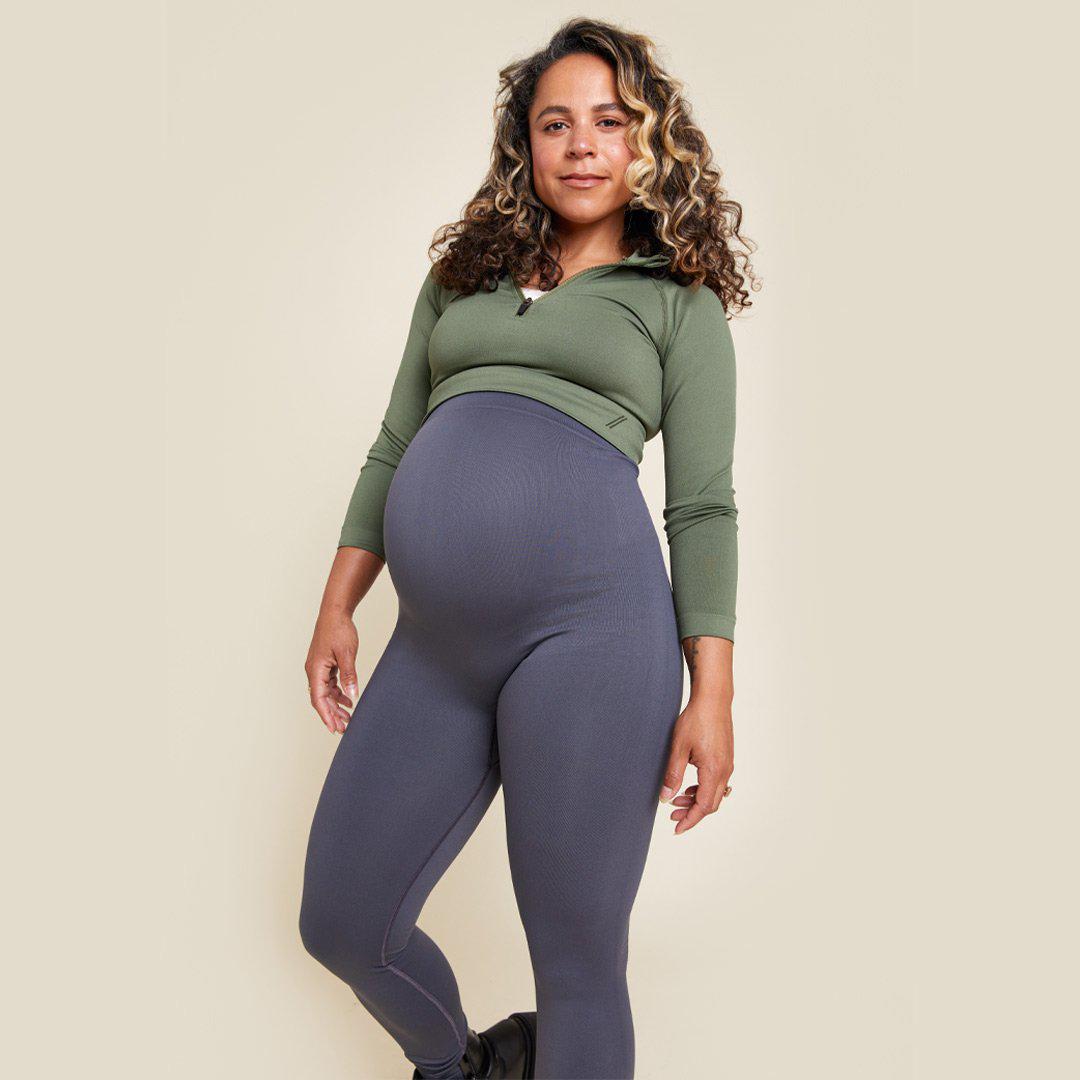 Freerider Co. Maternity Bump Support Leggings - Charcoal