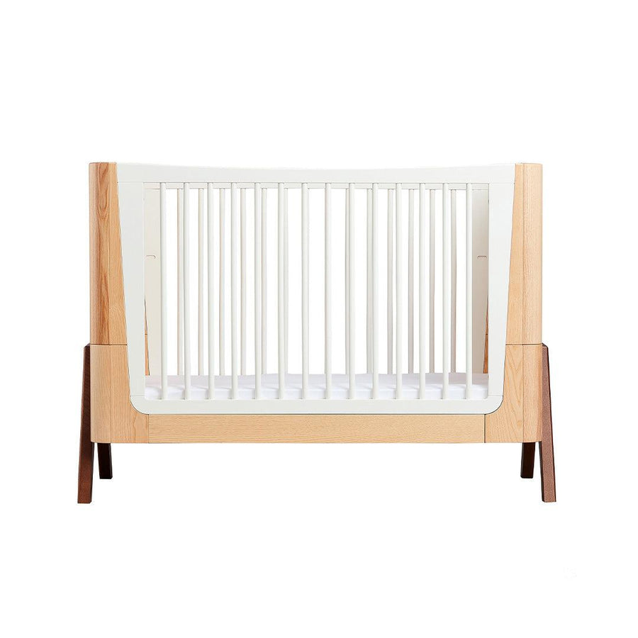 Gaia Hera Complete Sleep Cot Bed - Natural + Walnut-Cot Beds-Without Mattress- | Natural Baby Shower