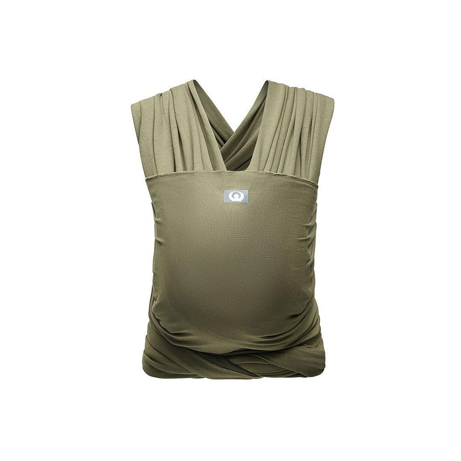 Gaia Stretchy Baby Wrap Carrier - Pure Tencel - Forest Green-Baby Carriers- | Natural Baby Shower