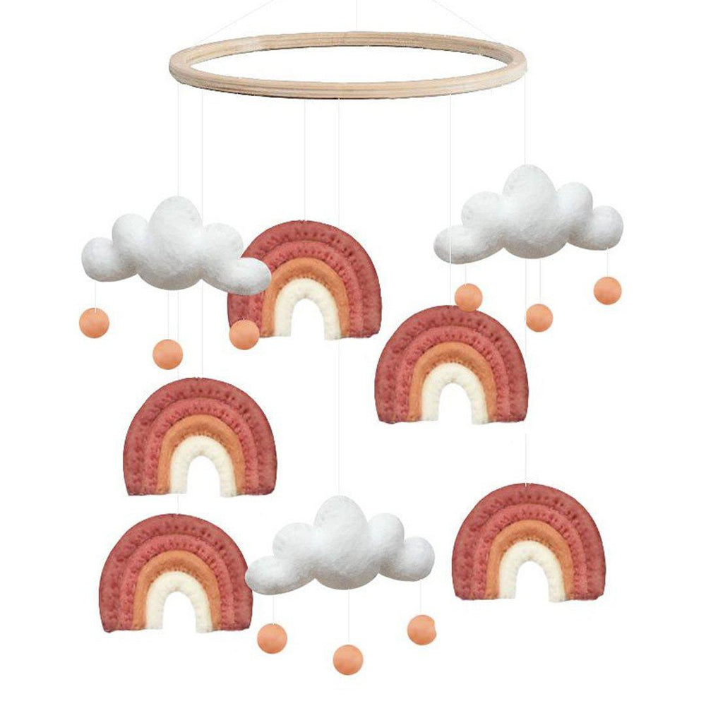 GAMCHA Mobile - Rainbow - Coral-Baby Mobiles- | Natural Baby Shower