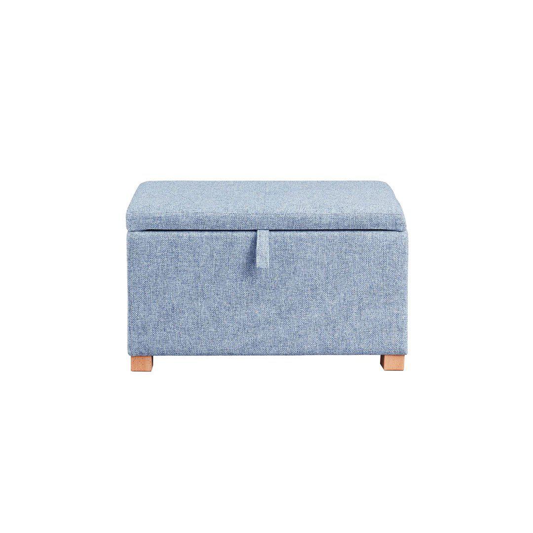 Gaia Baby Tweed Serena Footstool - Ocean-Footstools- | Natural Baby Shower