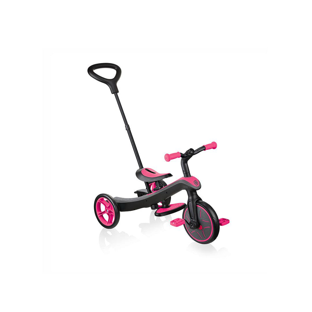 Globber Explorer Trike 4 in 1 - Deep Pink-Bikes- | Natural Baby Shower