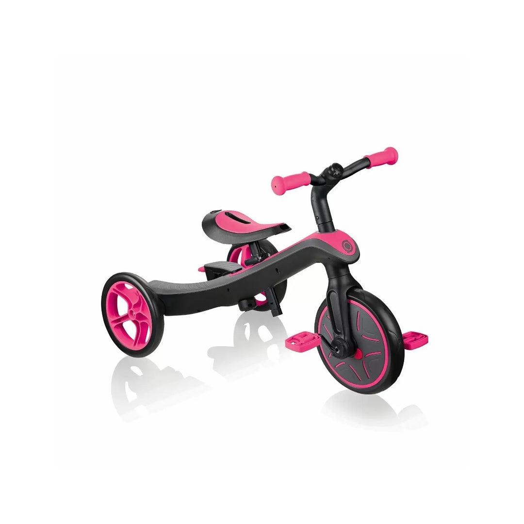Globber Explorer Trike 4 in 1 - Deep Pink-Bikes- | Natural Baby Shower