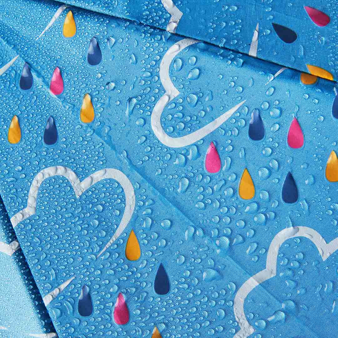 Grass & Air Colour-Revealing Umbrella - Baby Blue-Umbrellas- | Natural Baby Shower