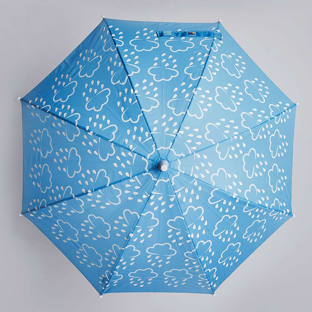 Grass & Air Colour-Revealing Umbrella - Baby Blue-Umbrellas- | Natural Baby Shower