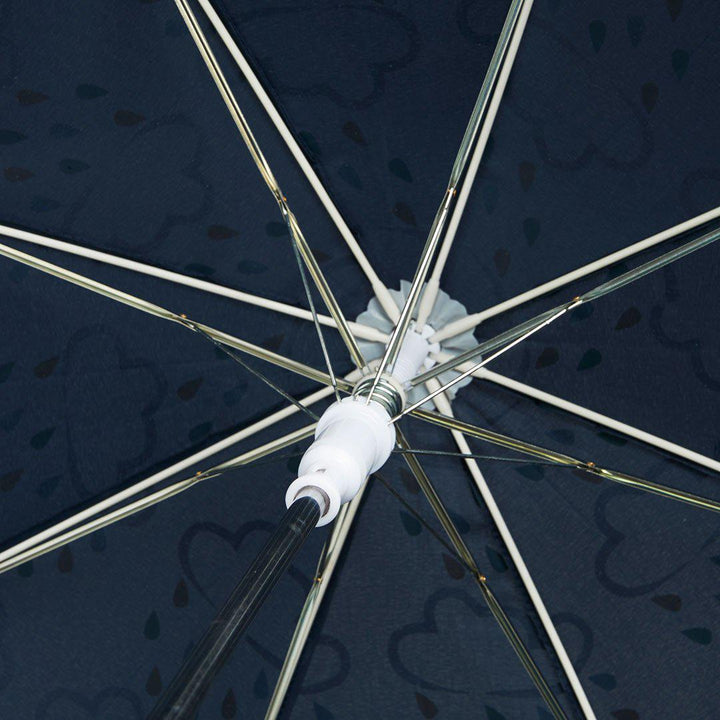 Grass & Air Colour-Revealing Umbrella - Navy-Umbrellas-Blue- | Natural Baby Shower